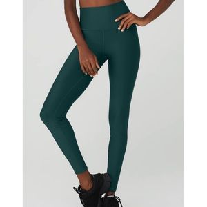 ALO YOGA AIRLIFT 7/8 LEGGINGS - Forest Green
